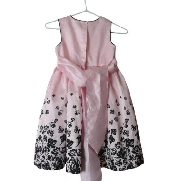 Pippa & Julie Girls Pink Dress Size 6X Bridesmaid Formal Special Occasion - Picture 4 of 8